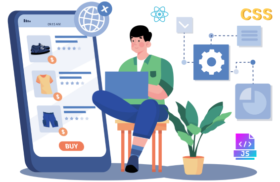 On-demand App Categories Illustration