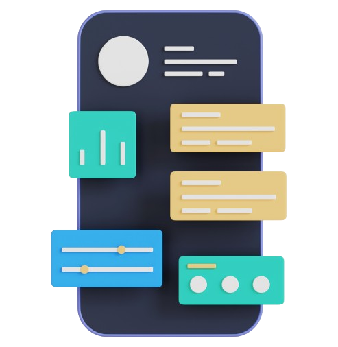 Mobile app screen