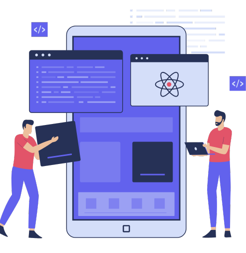 Node.js Development Illustration